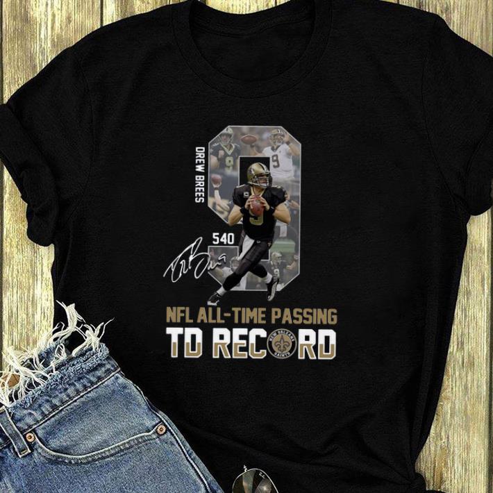 Nice New Orleans Saints 09 Drew Brees NFL All Time Passing TD Record shirt 4 - Nice New Orleans Saints 09 Drew Brees NFL All Time Passing TD Record shirt
