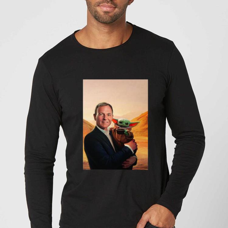 Nice Painting Bob Iger Hug Baby Yoda shirt 4 - Nice Painting Bob Iger Hug Baby Yoda shirt