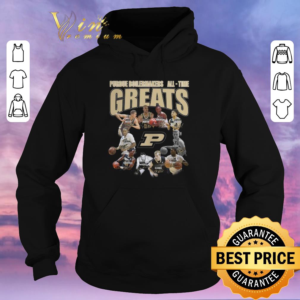 Nice Purdue Boilermakers all time greats legend all signature shirt sweater 4 - Nice Purdue Boilermakers all time greats legend all signature shirt sweater