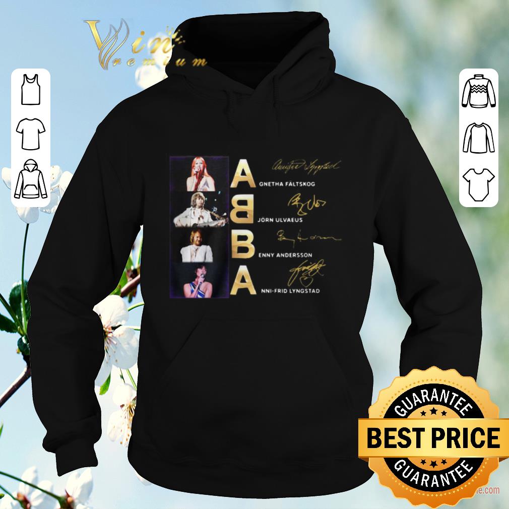 Nice Signatures ABBA Agnetha Faltskog Bjorn Ulvaeus Benny Andersson shirt 4 - Nice Signatures ABBA Agnetha Faltskog Bjorn Ulvaeus Benny Andersson shirt