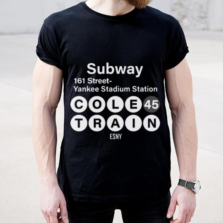 Nice Subway 161 Street Yankee Stadium Station Cole 45 Train Esny shirt 4 - Nice Subway 161 Street Yankee Stadium Station Cole 45 Train Esny shirt