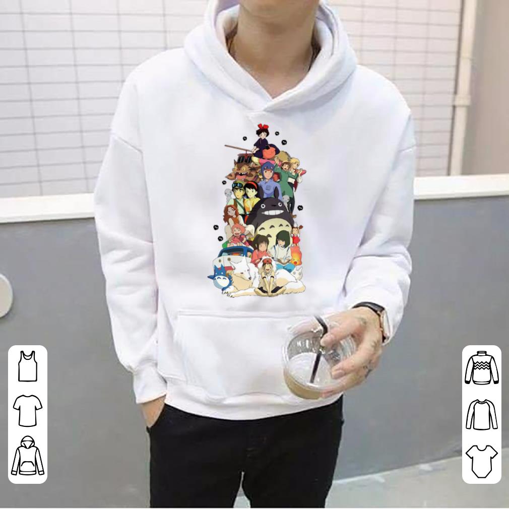 Nice Totoro Mononoke Hime Studio Ghibli Character shirt 4 - Nice Totoro Mononoke Hime Studio Ghibli Character shirt