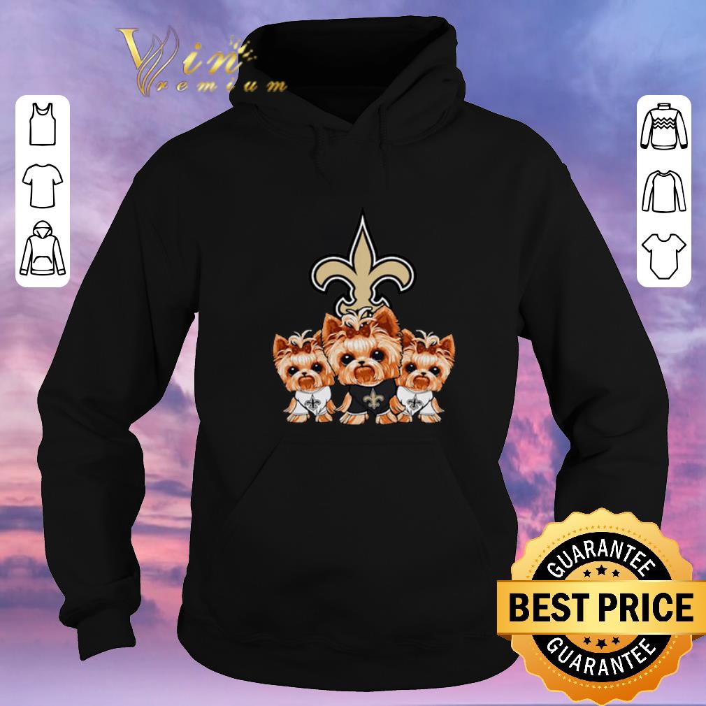 Nice Yorkshire Terrier New Orleans Saints shirt sweater 4 - Nice Yorkshire Terrier New Orleans Saints shirt sweater