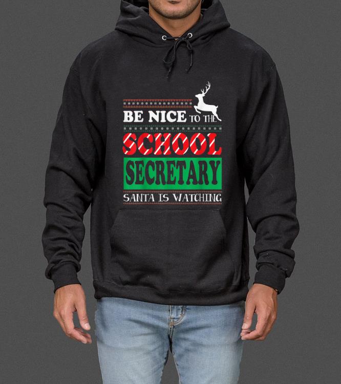 Official Be Nice To The School Secretary Ugly Xmas Gift sweater 4 - Official Be Nice To The School Secretary Ugly Xmas Gift sweater