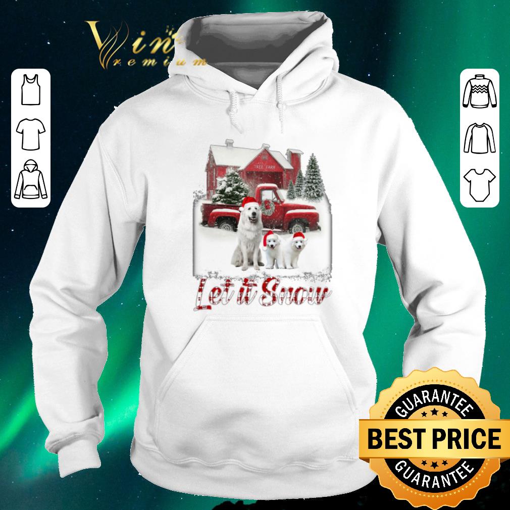 Official Christmas Great Pyrenees let it snow shirt 4 - Official Christmas Great Pyrenees let it snow shirt