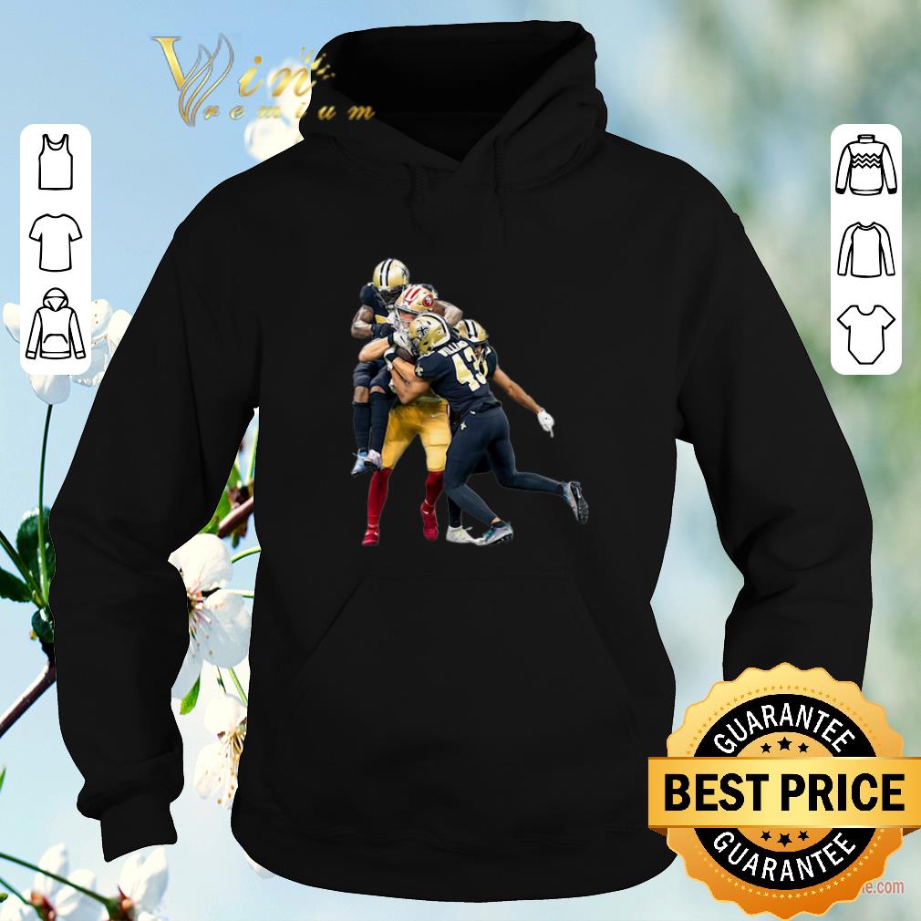 Official San Francisco 49ers vs New Orleans Saints Marcus Williams shirt sweater 4 - Official San Francisco 49ers vs New Orleans Saints Marcus Williams shirt sweater