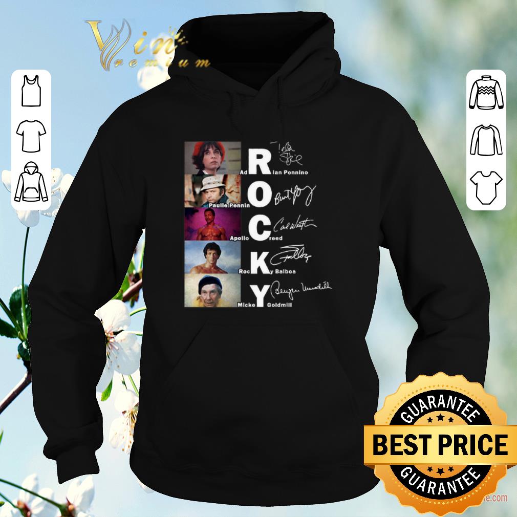 Official Signatures Rocky Balboa Adrian Pennino Apollo Creed shirt 4 - Official Signatures Rocky Balboa Adrian Pennino Apollo Creed shirt