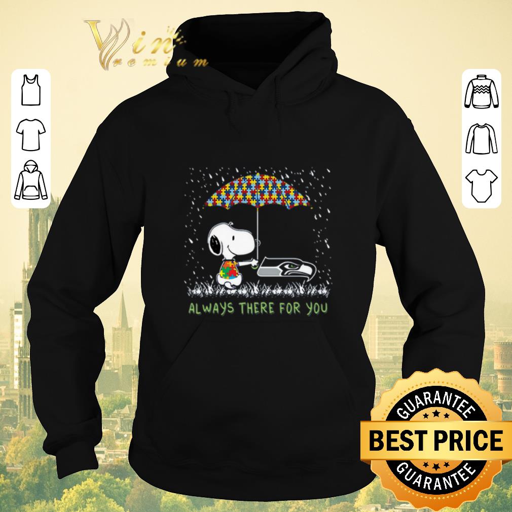 Official Snoopy Autism alway there for you Seattle Seahawks shirt sweater 4 - Official Snoopy Autism alway there for you Seattle Seahawks shirt sweater
