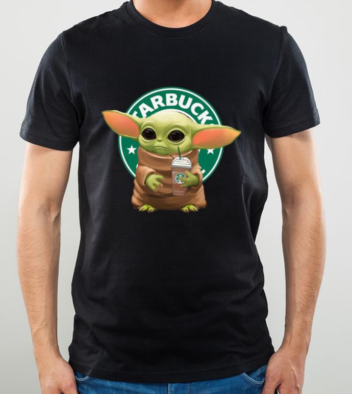 Official Star Wars Baby Yoda Hug Starbucks shirt 4 - Official Star Wars Baby Yoda Hug Starbucks shirt