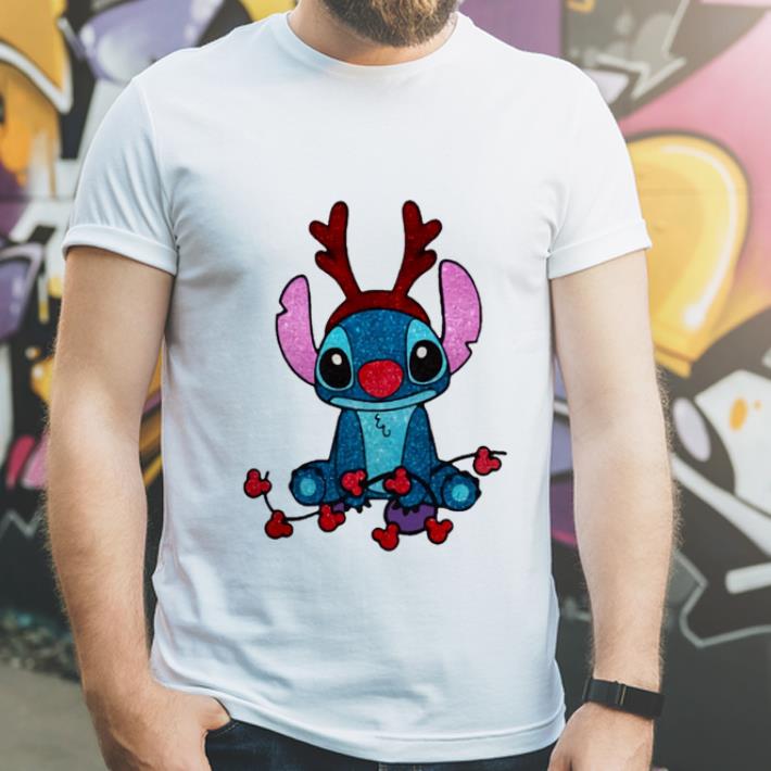 Official Stitch Mickey Mouse gorgeous reindeer Christmas shirt 4 - Official Stitch Mickey Mouse gorgeous reindeer Christmas shirt