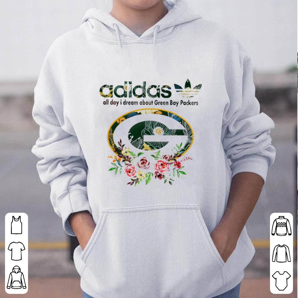 Original Adidas all day I dream about Green Bay Packers shirt 4 - Original Adidas all day I dream about Green Bay Packers shirt