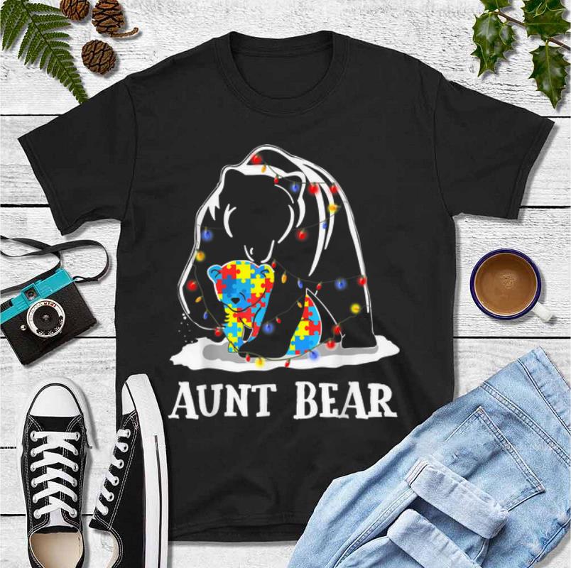 Original Aunt Bear Autism Awareness shirt 4 - Original Aunt Bear Autism Awareness shirt