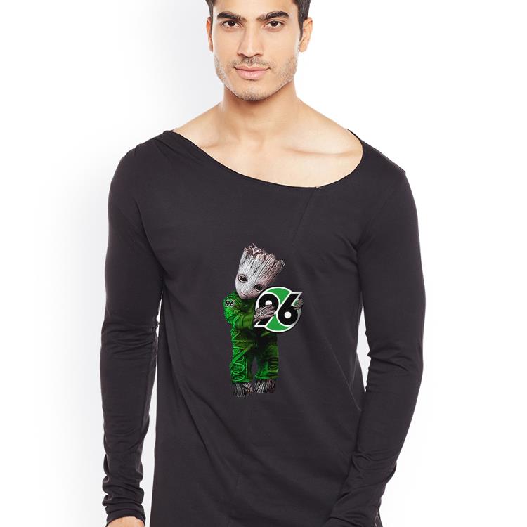 Original Baby Groot hug Hannover 96 shirt 4 - Original Baby Groot hug Hannover 96 shirt