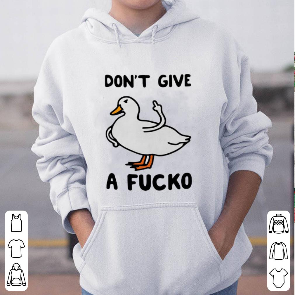 Original Duck Middle Finger Don t Give A Fucko shirt 4 - Original Duck Middle Finger Don’t Give A Fucko shirt