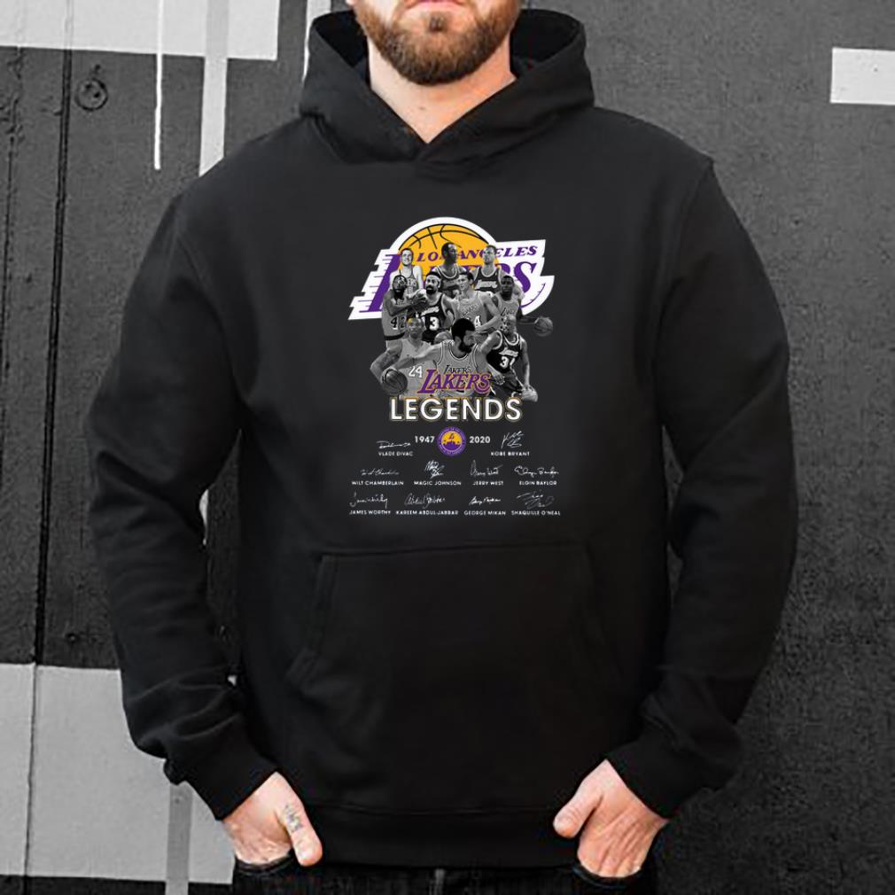 Original Los Angeles Lakers Legends 1947 2020 Vlade Divac Kobe Bryant Signatures shirt 4 - Original Los Angeles Lakers Legends 1947 2020 Vlade Divac Kobe Bryant Signatures shirt