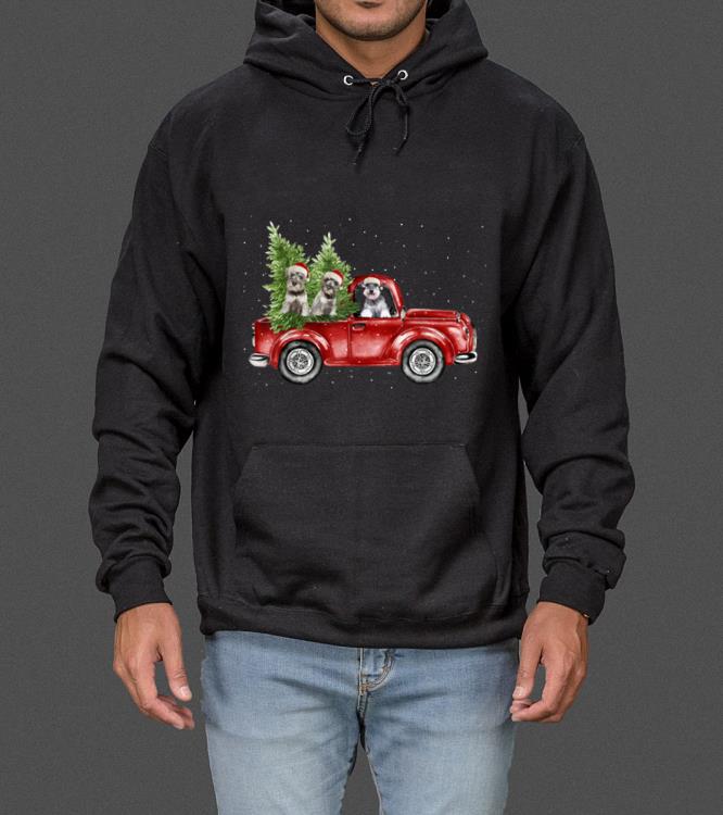 Original Schnauzer dogs Drvie Red Truck Christmas Pajama Xmas sweater 4 - Original Schnauzer dogs Drvie Red Truck Christmas Pajama Xmas sweater