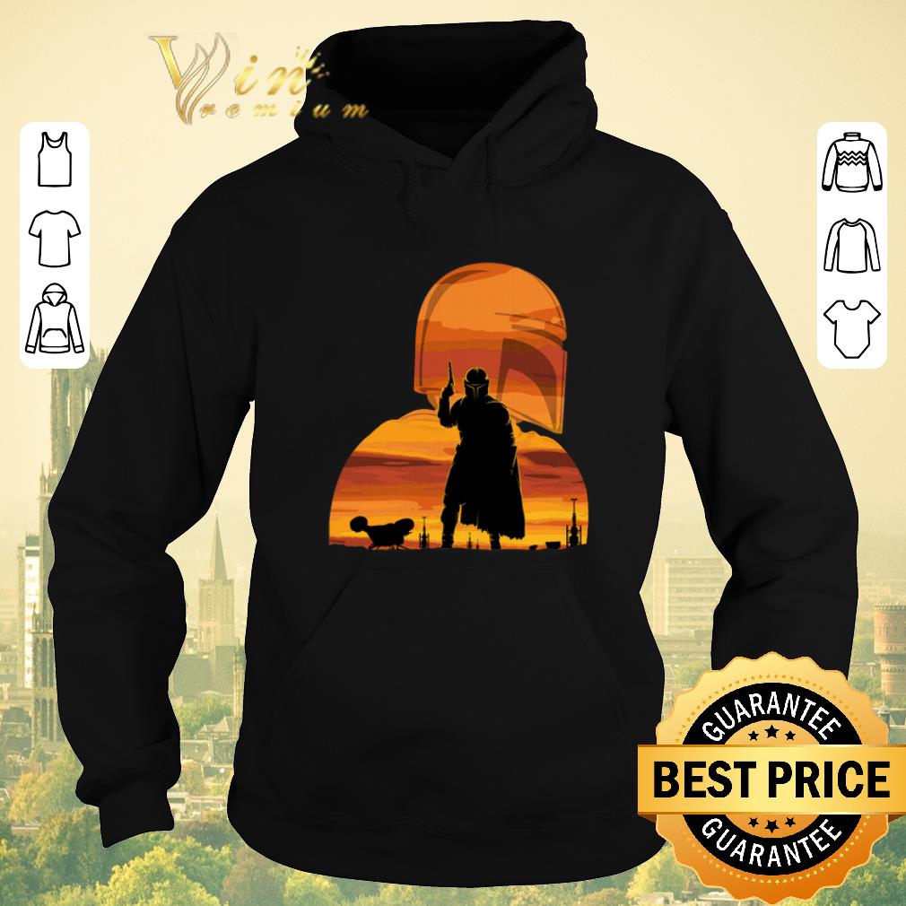 Original Sunset The Mandalorian Gunfighter Has Landed Star Wars shirt 4 - Original Sunset The Mandalorian Gunfighter Has Landed Star Wars shirt