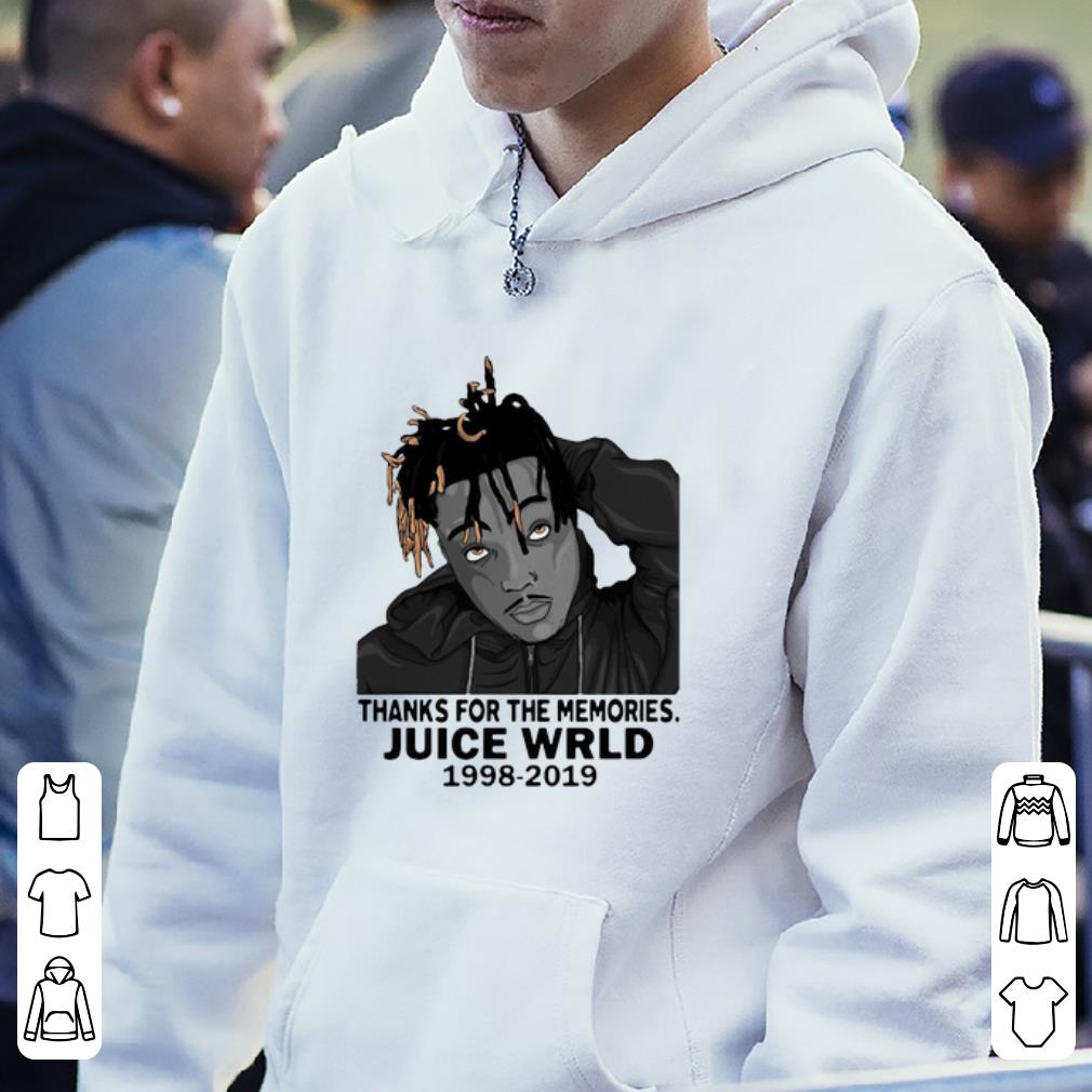 Original Thanks For The Memories Juice Wrld RIP 1998 2019 shirt 4 - Original Thanks For The Memories Juice Wrld RIP 1998-2019 shirt