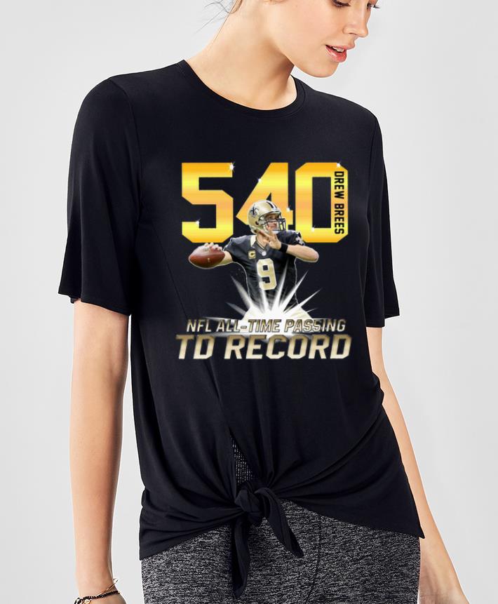 Premium 540 Drew Brees Touchdowns Nfl All time Passing Records Signature shirt 4 - Premium 540 Drew Brees Touchdowns Nfl All-time Passing Records Signature shirt