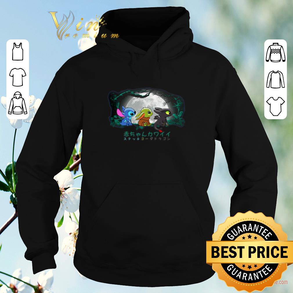 Premium Baby Yoda Baby Stitch and Baby Toothless Disney shirt sweater 4 - Premium Baby Yoda Baby Stitch and Baby Toothless Disney shirt sweater