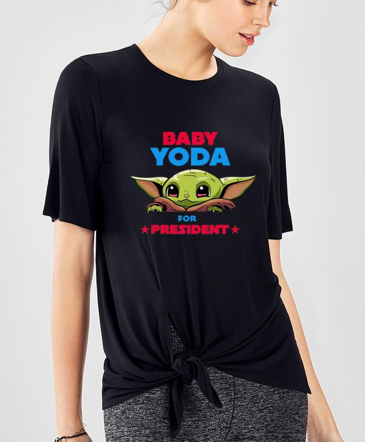 Premium Baby Yoda For President 2020 shirt 4 - Premium Baby Yoda For President 2020 shirt