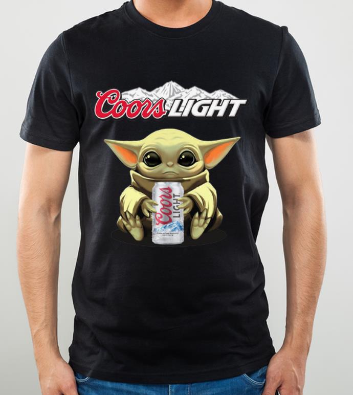 Premium Baby Yoda Hug Coors Light shirt 4 - Premium Baby Yoda Hug Coors Light shirt