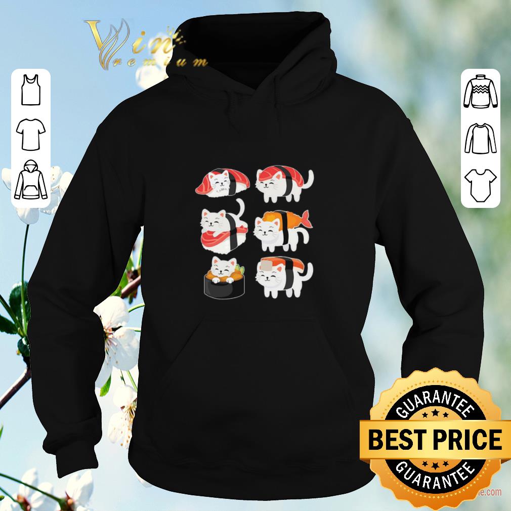 Premium Cats Mashup Sushi shirt sweater 4 - Premium Cats Mashup Sushi shirt sweater