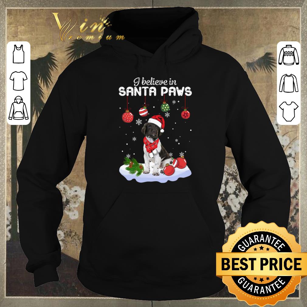 Premium Christmas Small Munsterlander i believe in Santa paws shirt Premium Christmas Small Munsterlander i believe in Santa paws shirt 4 - Premium Christmas Small Munsterlander i believe in Santa paws shirt