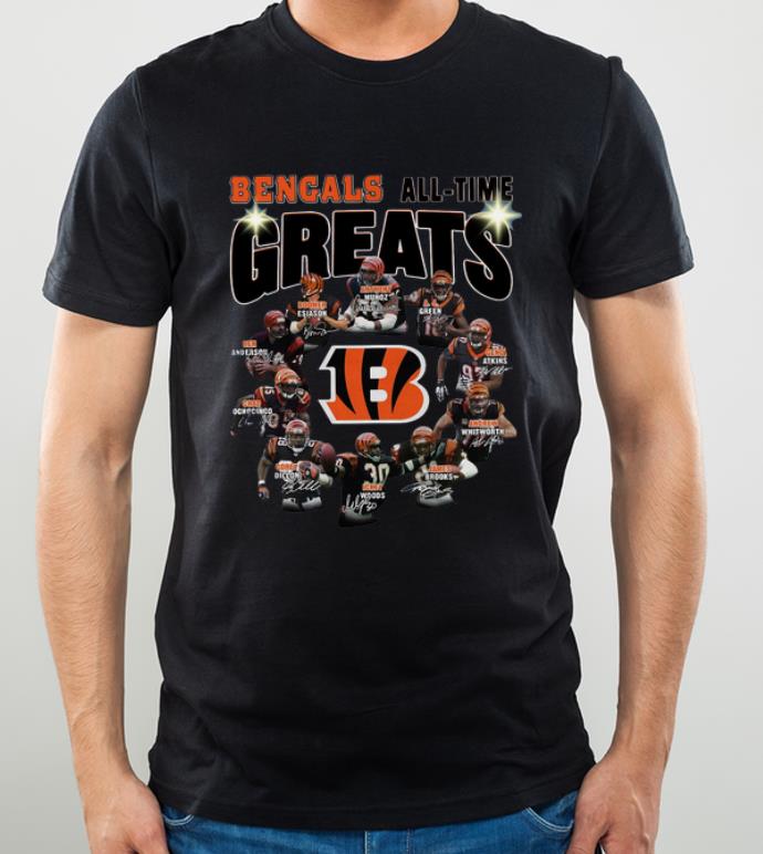 Premium Cincinnati Bengals all time great players signatures shirt 4 - Premium Cincinnati Bengals all time great players signatures shirt