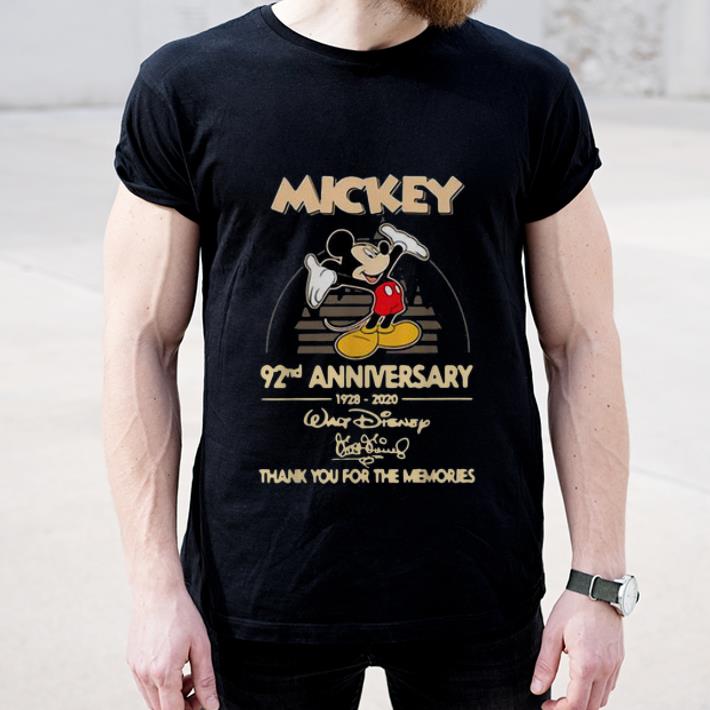 Premium Mickey Mouse 92nd Anniversary 1928 2020 Walt Disney Signature shirt 4 - Premium Mickey Mouse 92nd Anniversary 1928-2020 Walt Disney Signature shirt