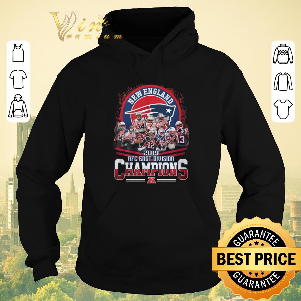 Premium New England Patriots Signatures 2019 AFC East Division Champions shirt sweater Premium New England Patriots Signatures 2019 AFC East Division Champions shirt sweater 4 - Premium New England Patriots Signatures 2019 AFC East Division Champions shirt sweater