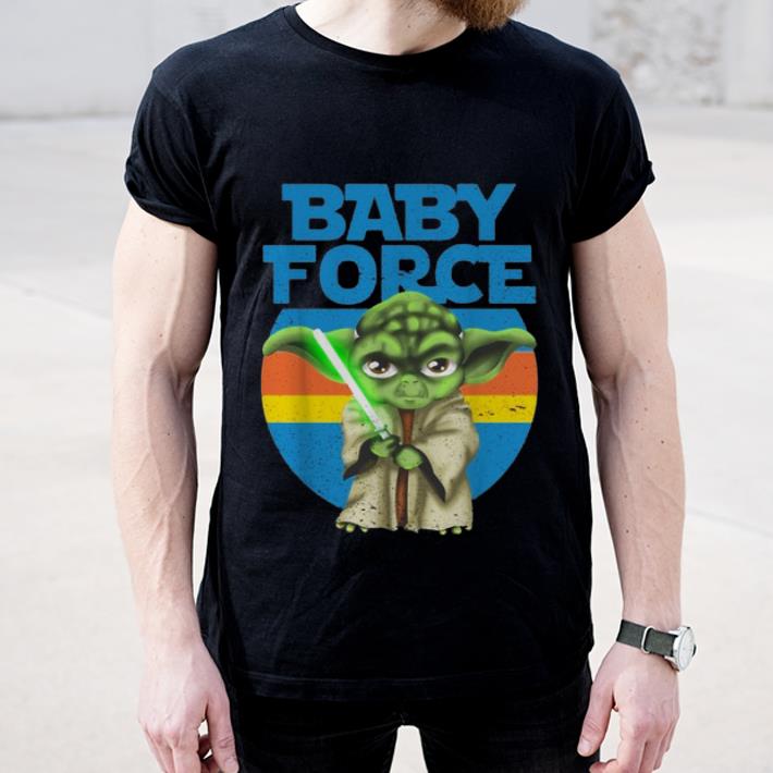 Premium Vintage Star Wars Yoda Baby Force The Mandalorian shirt 4 - Premium Vintage Star Wars Yoda Baby Force The Mandalorian shirt