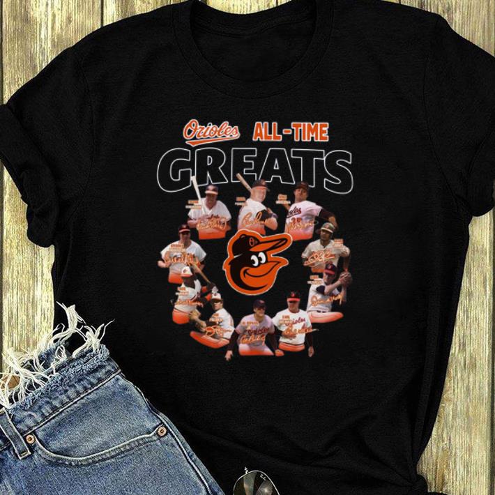 Pretty Baltimore Orioles all time great players signatures shirt 4 - Pretty Baltimore Orioles all time great players signatures shirt