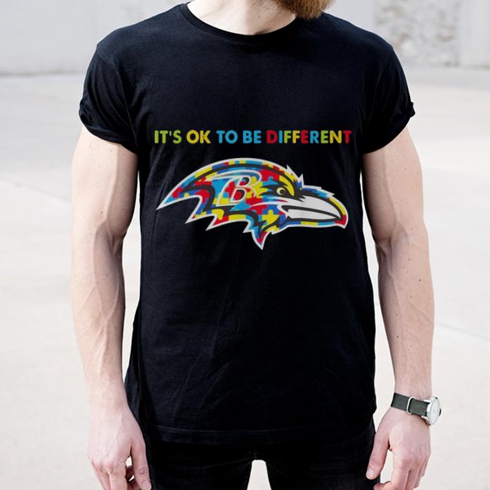 Pretty Baltimore Ravens Autism It s Ok To Be Different shirt 4 - Pretty Baltimore Ravens Autism It's Ok To Be Different shirt