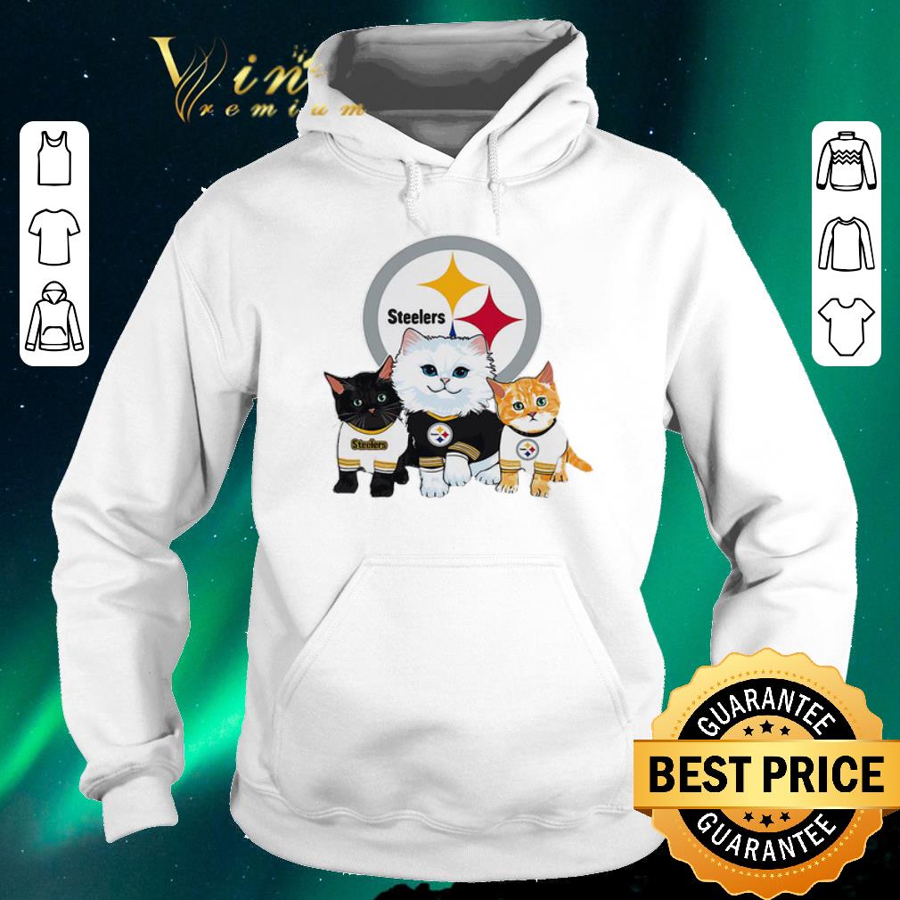 Pretty Cats Pittsburgh Steelers shirt sweater 4 - Pretty Cats Pittsburgh Steelers shirt sweater