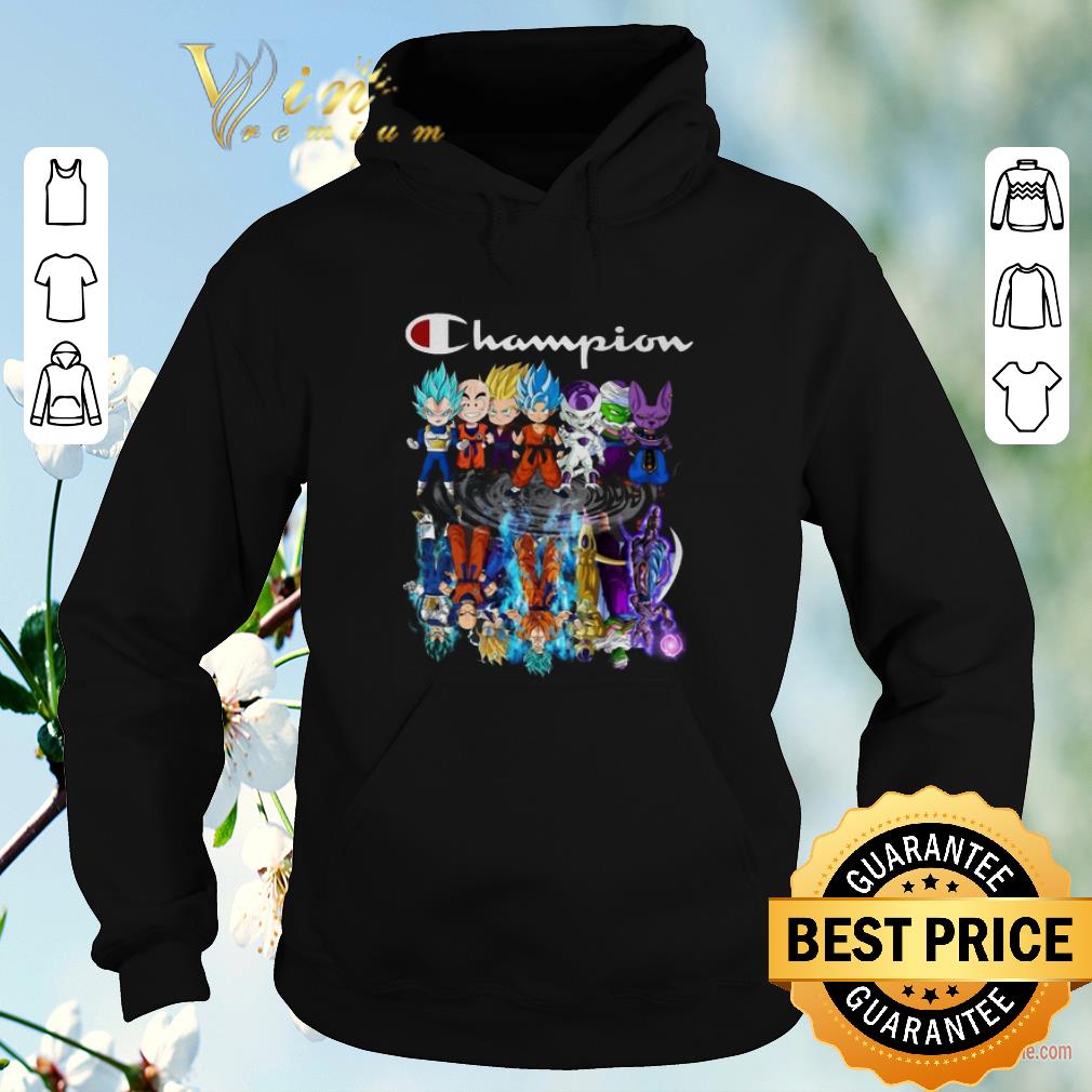 Pretty Champion Dragon ball characters chibi reflection water mirror shirt sweater 4 - Pretty Champion Dragon ball characters chibi reflection water mirror shirt sweater