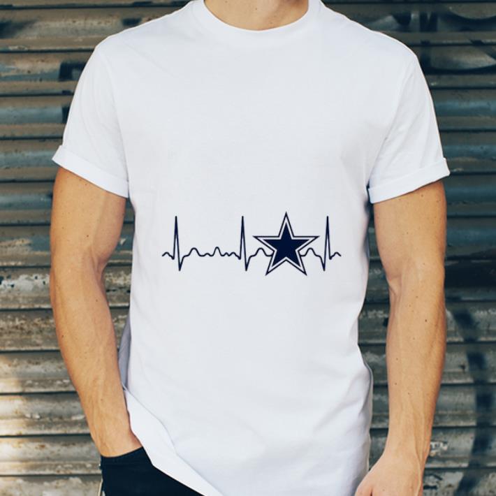 Pretty Dallas Cowboys heartbeat shirt 4 - Pretty Dallas Cowboys heartbeat shirt