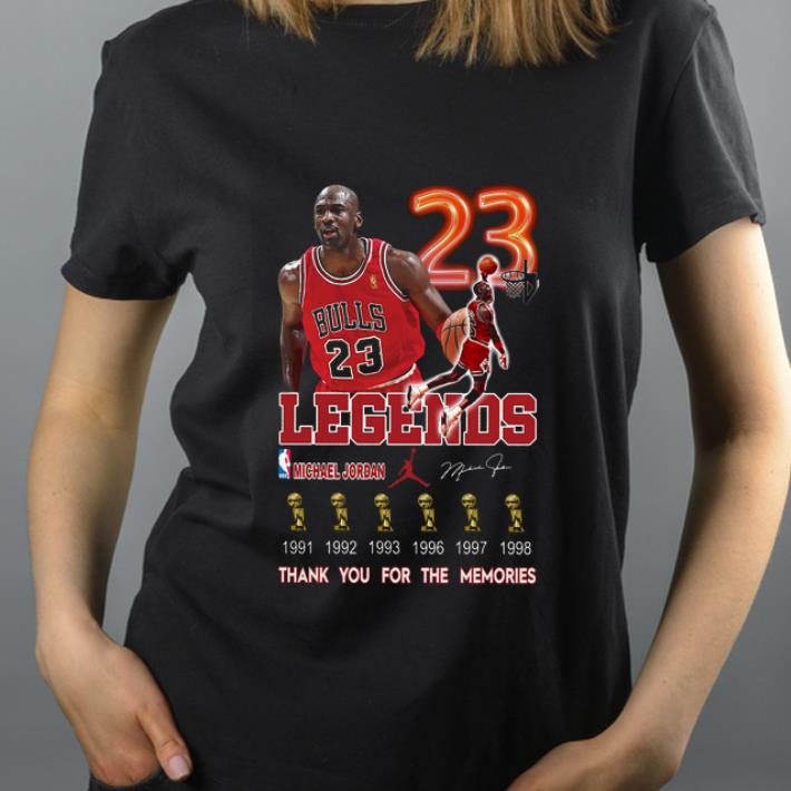 Pretty Legend Michael Jordan thank you for the memories Signature shirt 4 - Pretty Legend Michael Jordan thank you for the memories Signature shirt