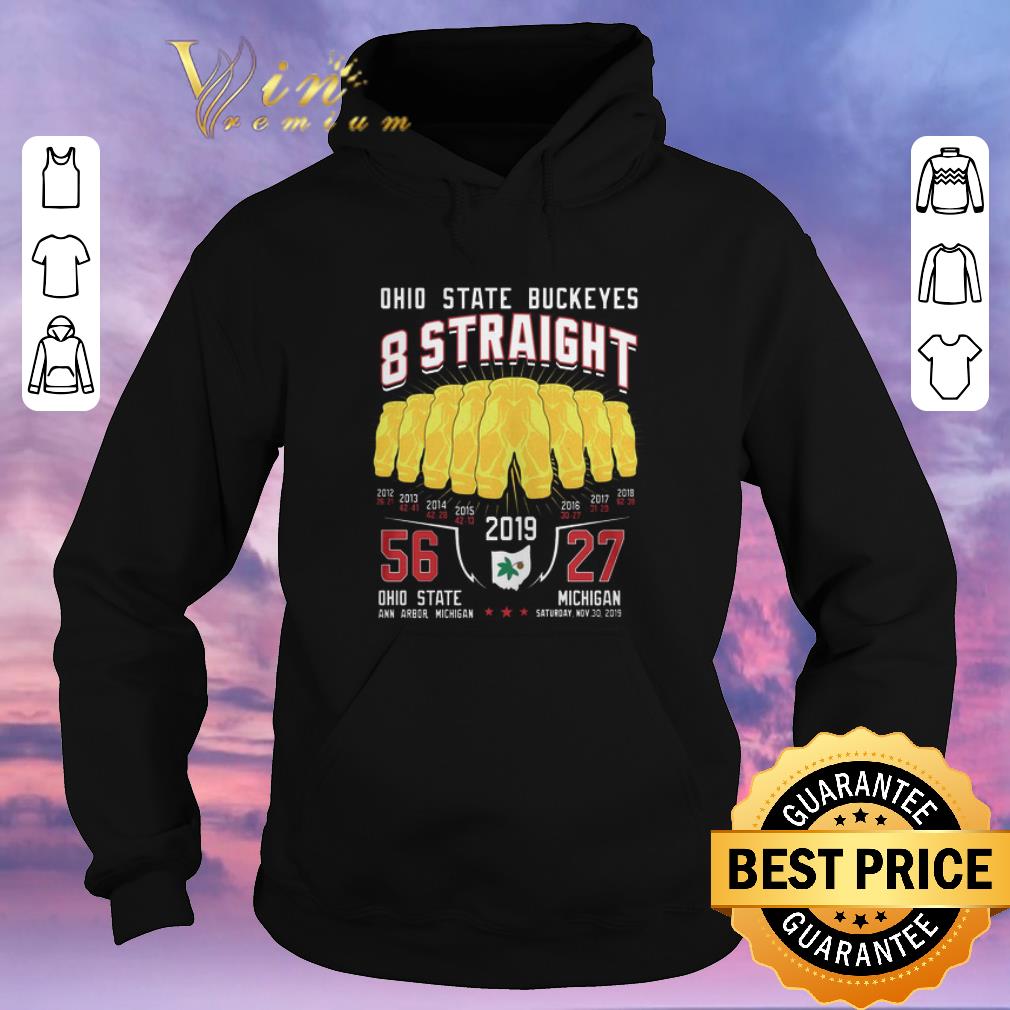 Pretty Ohio State Buckeyes 8 straight 56 27 Ohio State Michigan shirt sweater 4 - Pretty Ohio State Buckeyes 8 straight 56 27 Ohio State Michigan shirt sweater