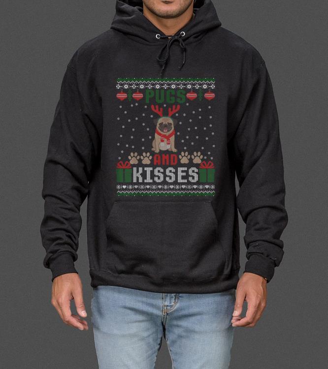 Pretty Pugs And Kisses Holiday Christmas Ugly sweater 4 - Pretty Pugs And Kisses Holiday Christmas Ugly sweater