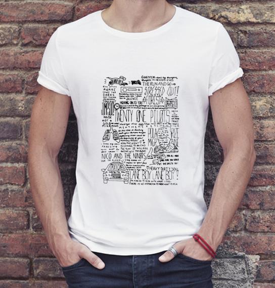 Pretty Twenty One Pilots Lane Boy Lyrics shirt 4 - Pretty Twenty One Pilots Lane Boy Lyrics shirt