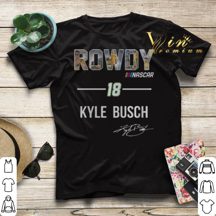 Rowdy Nascar 18 Kyle Busch signature autographed shirt sweater 4 - Rowdy Nascar 18 Kyle Busch signature autographed shirt sweater
