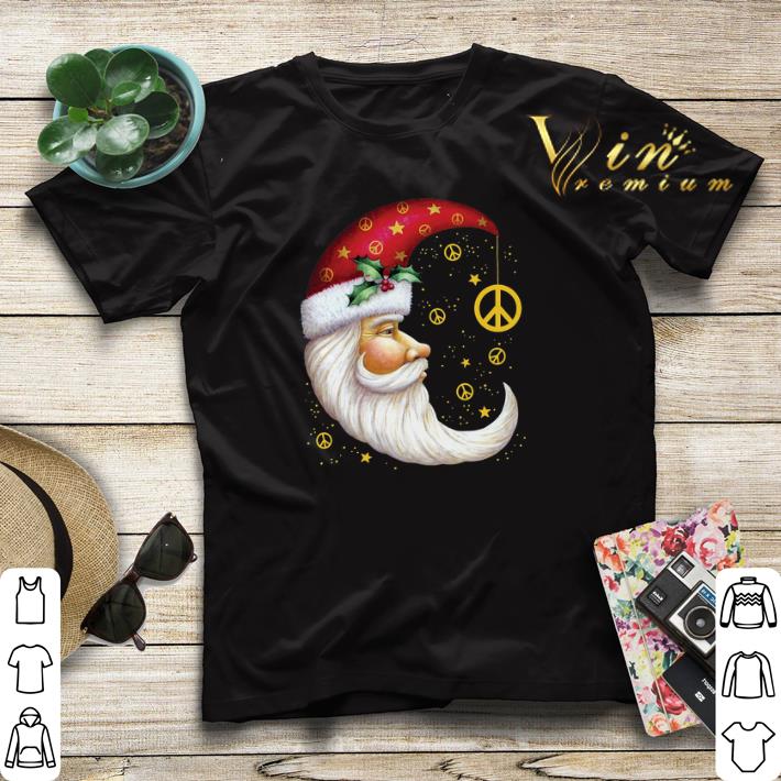 Santa Claus moon peace symbols Christmas shirt sweater Santa Claus moon peace symbols Christmas shirt sweater 4 - Santa Claus moon peace symbols Christmas shirt sweater