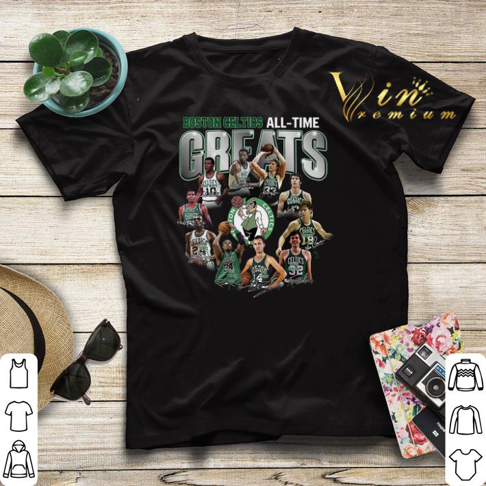 Signature Boston Celtics all time greats legend all shirt Signature Boston Celtics all time greats legend all shirt 4 - Signature Boston Celtics all time greats legend all shirt