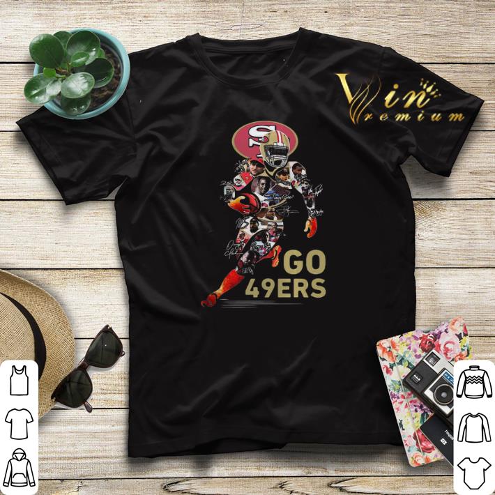 Signatures San Francisco 49ers Go 49ers shirt Signatures San Francisco 49ers Go 49ers shirt 4 - Signatures San Francisco 49ers Go 49ers shirt