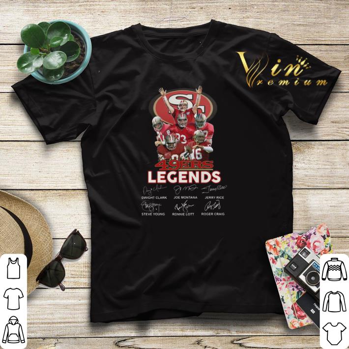 Signatures San Francisco 49ers Niners Legends shirt Signatures San Francisco 49ers Niners Legends shirt 4 - Signatures San Francisco 49ers Niners Legends shirt