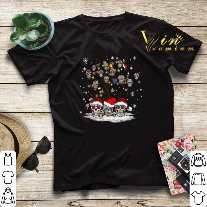 Sugar skull tree Christmas shirt sweater Sugar skull tree Christmas shirt sweater 4 - Sugar skull tree Christmas shirt sweater