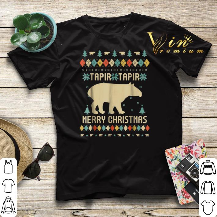 Tapirus Tapir Merry Christmas ugly shirt sweater 4 - Tapirus Tapir Merry Christmas ugly shirt sweater