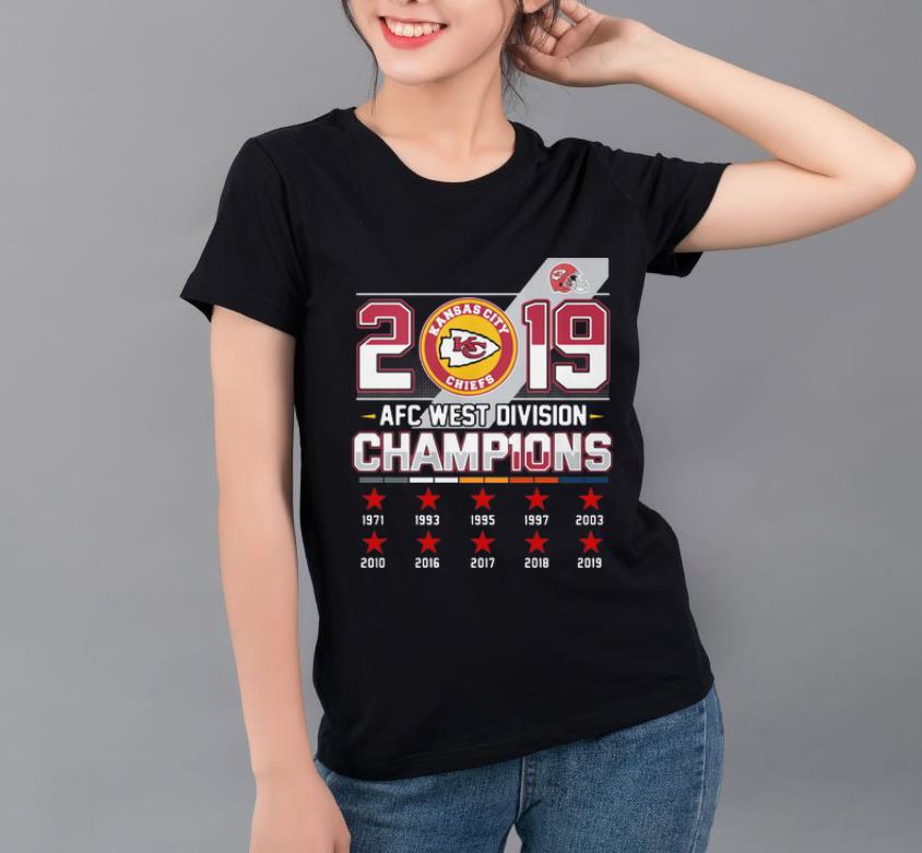 Top 2019 AFC West Division Champions Kansas City Chiefs shirt 4 - Top 2019 AFC West Division Champions Kansas City Chiefs shirt