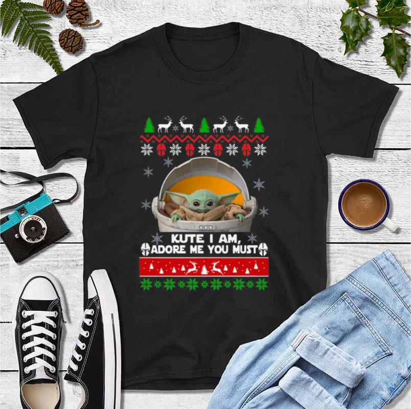 Top Baby Yoda Cute I Am Adore Me You Must Ugly Christmas shirt 4 - Top Baby Yoda Cute I Am, Adore Me You Must Ugly Christmas shirt